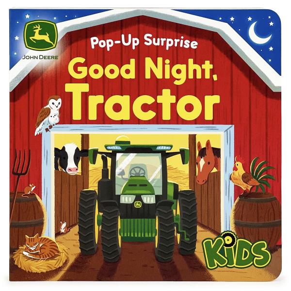 Lot # 203 John Deere Kids Good Night Tractor on the Farm: Deluxe Lift-a-Flap & Pop-Up Surprise Board Book, Ages 2-6