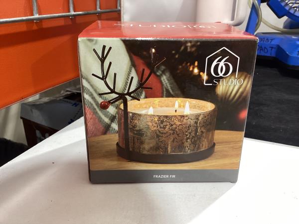 Lot # 41 Ruby 3 Wick Candle $25