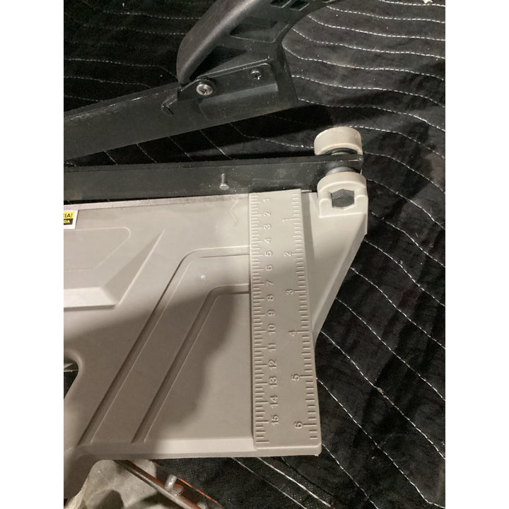 Lot # 1042 PROJECT SOURCE Trim Cutter - Adjustable Guide, Precision Ruler, Grey