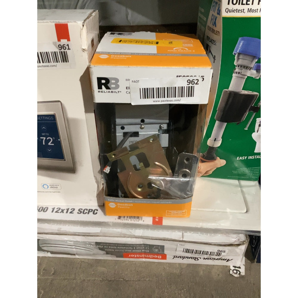 Lot # 962 Reliabilt Electronic Deadbolt $55