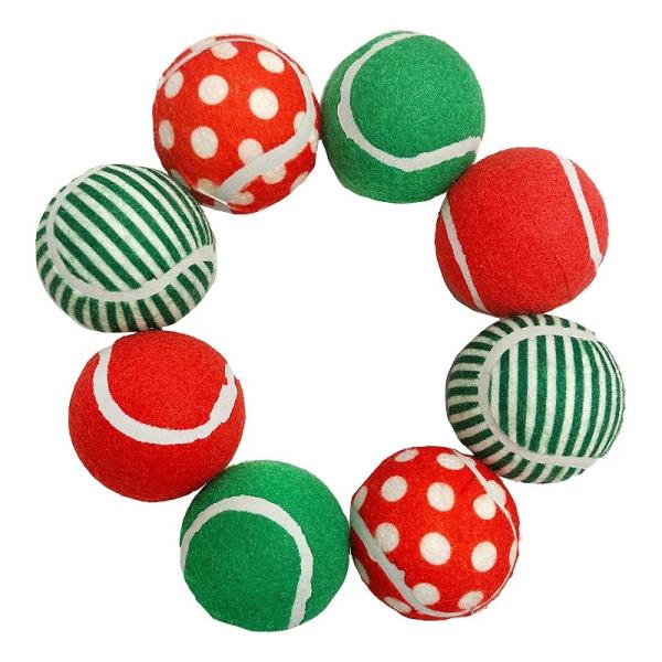 Lot # 578 Woof 8-pc. Ball Set in Wreath Box, Multi